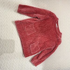 Jessica Simpson Red Plush Knit Sweater